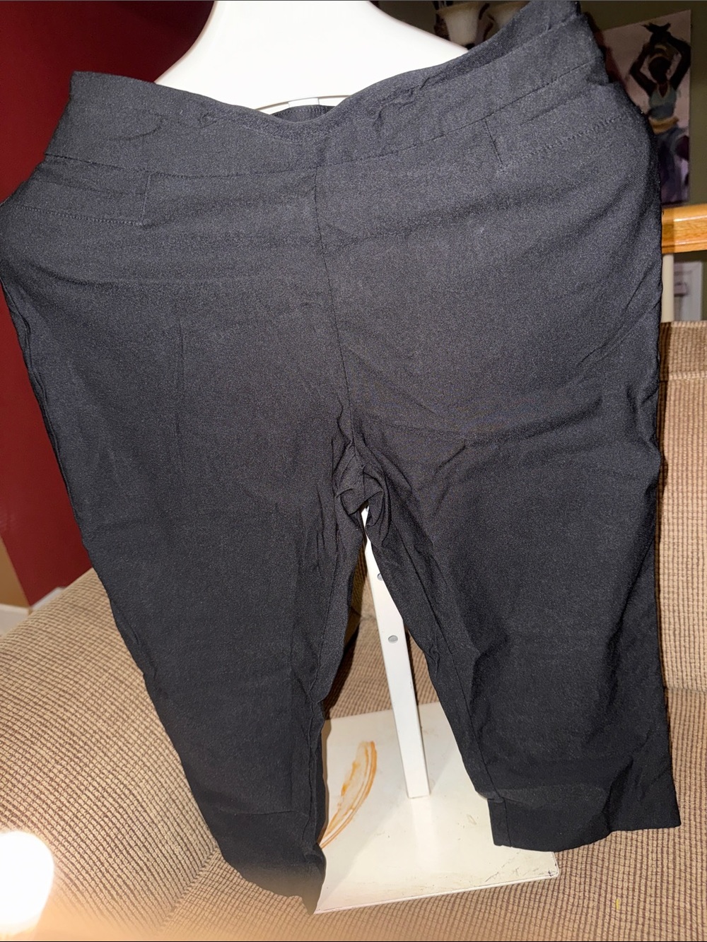 Kim Rogers Black Capris - Classic Women's Pull-On Style